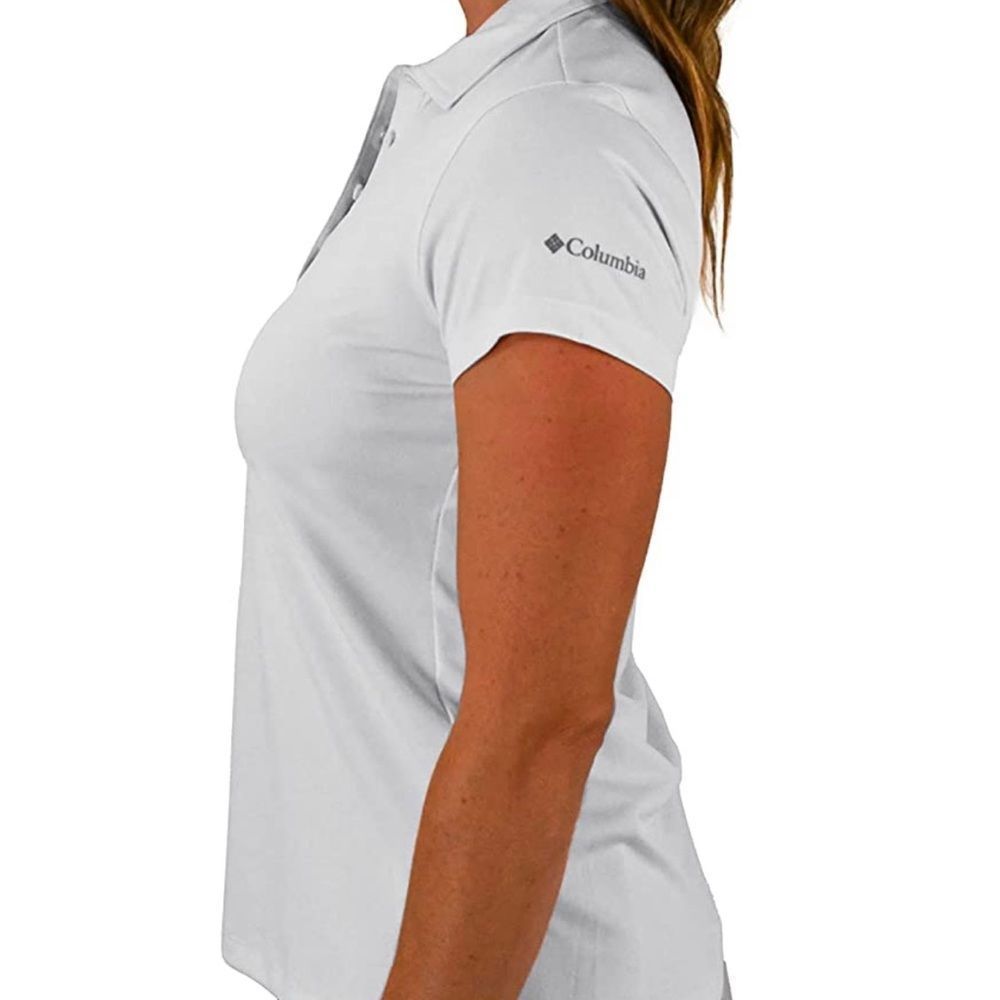 Columbia Grey Short Sleeve Polo - Picture 2 of 6